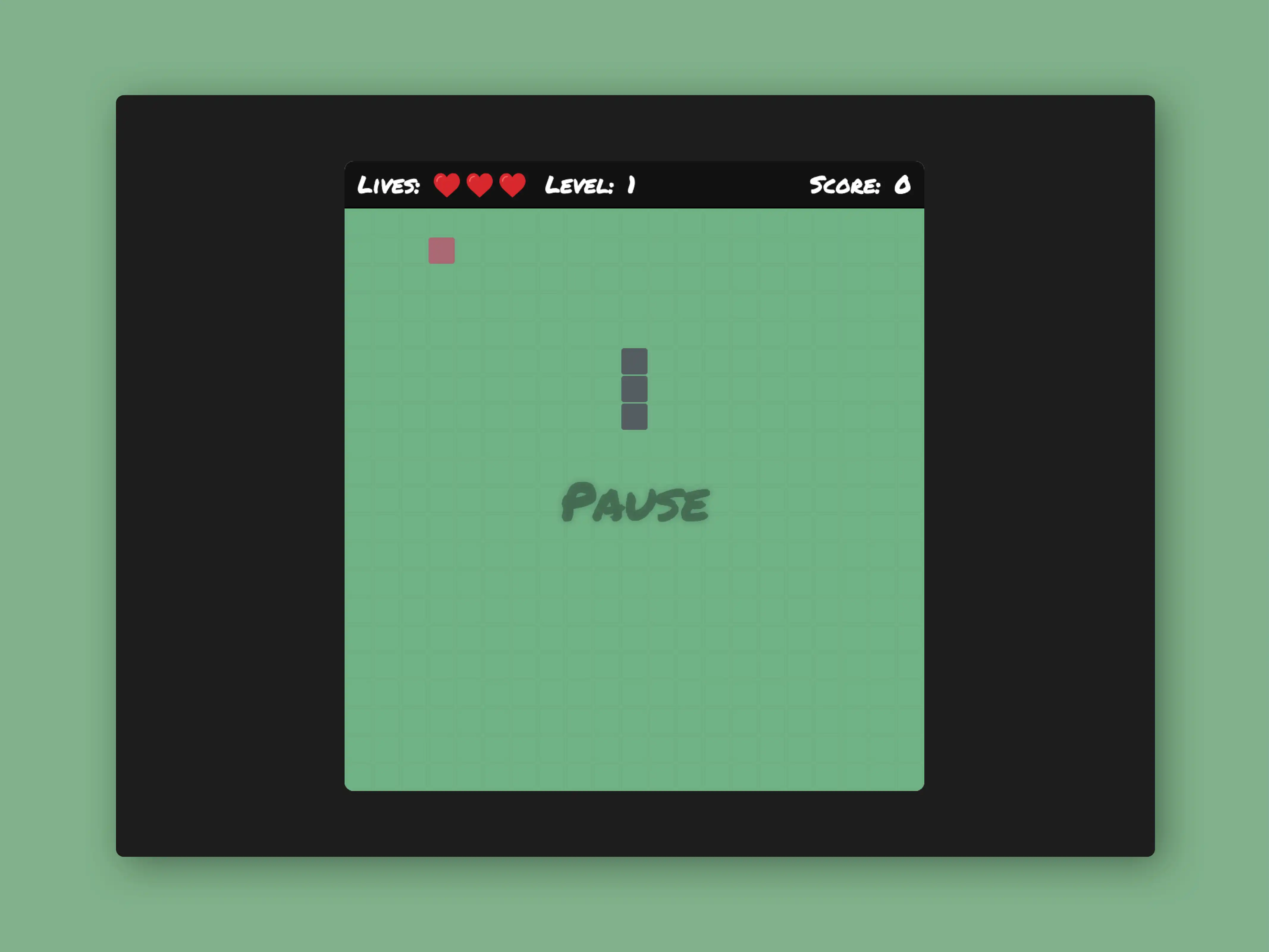 game on pause